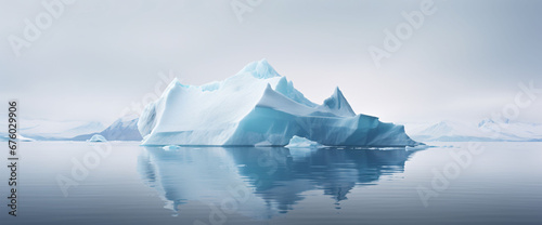 Melting icebergs cause erratic weather patterns and flooding. © Muhammad