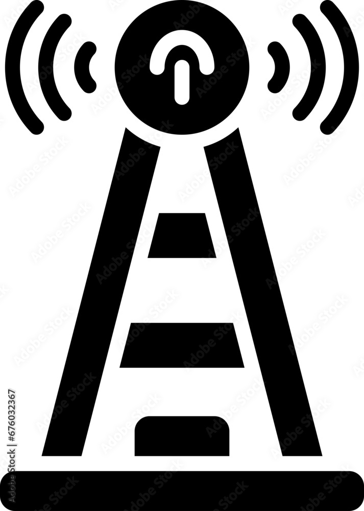 antenna glyph icon. vector icon for your website, mobile, presentation, and logo design. antenna glyph icon. vector icon for your website, mobile, presentation, and logo design.