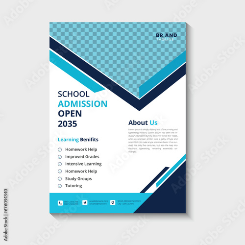 School flyer template
