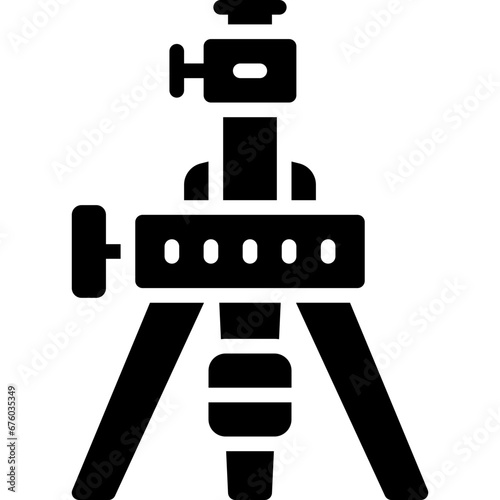 tripod glyph icon. vector icon for your website, mobile, presentation, and logo design.