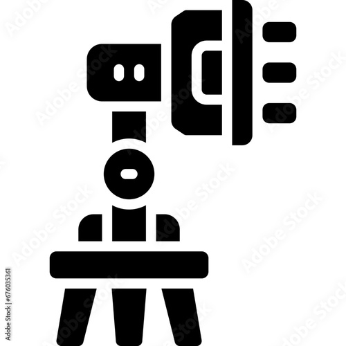 spotlight glyph icon. vector icon for your website, mobile, presentation, and logo design.