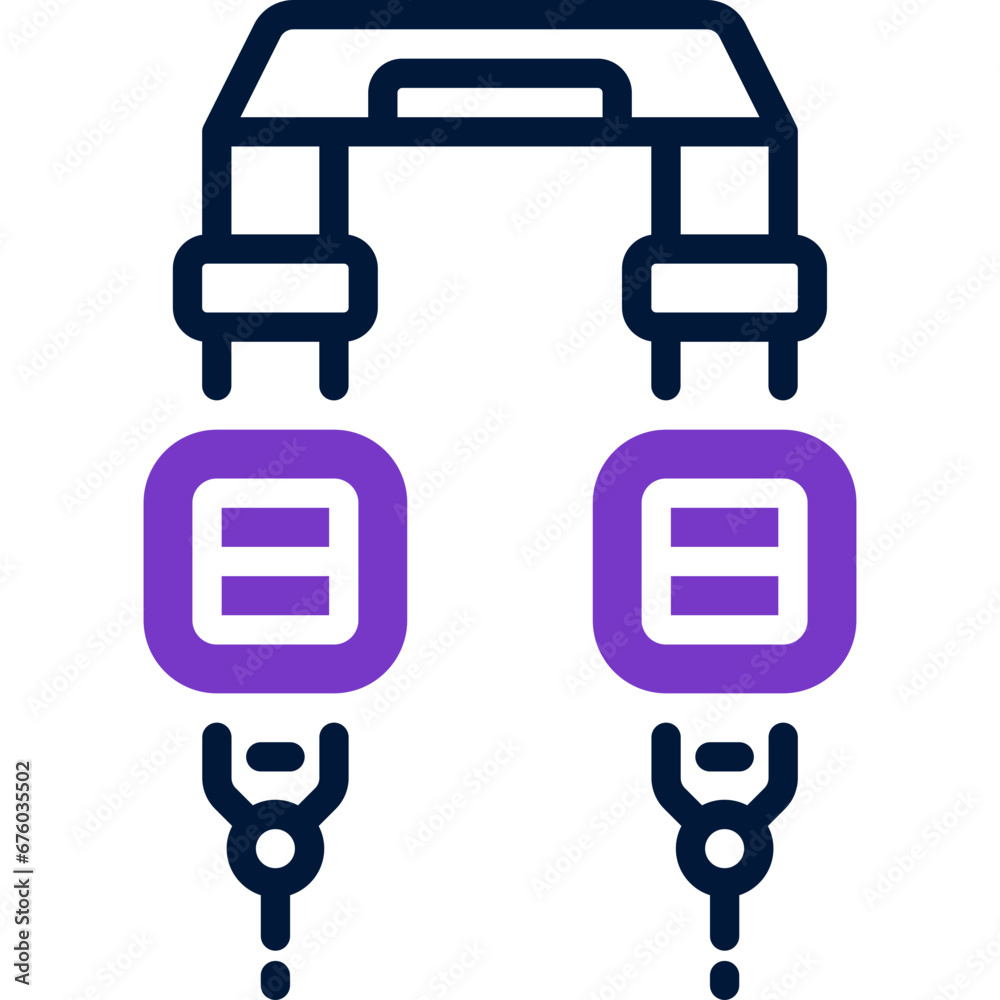 camera strap dual tone icon. vector icon for your website, mobile, presentation, and logo design. camera strap dual tone icon. vector icon for your website, mobile, presentation, and logo design.