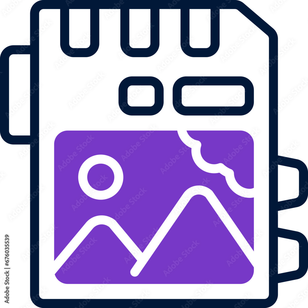 memory card dual tone icon. vector icon for your website, mobile, presentation, and logo design. memory card dual tone icon. vector icon for your website, mobile, presentation, and logo design.