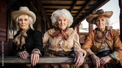 Three Tough Western Ladies
