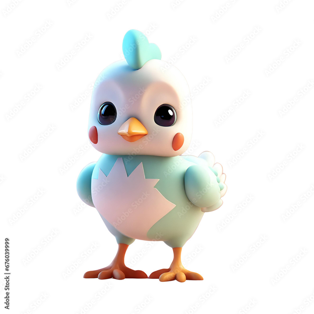  Exploring Cartoon Animals Against a Mysterious Black Background