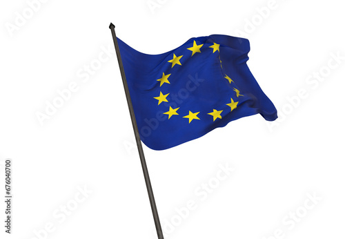 European Union Flag - visual design work.