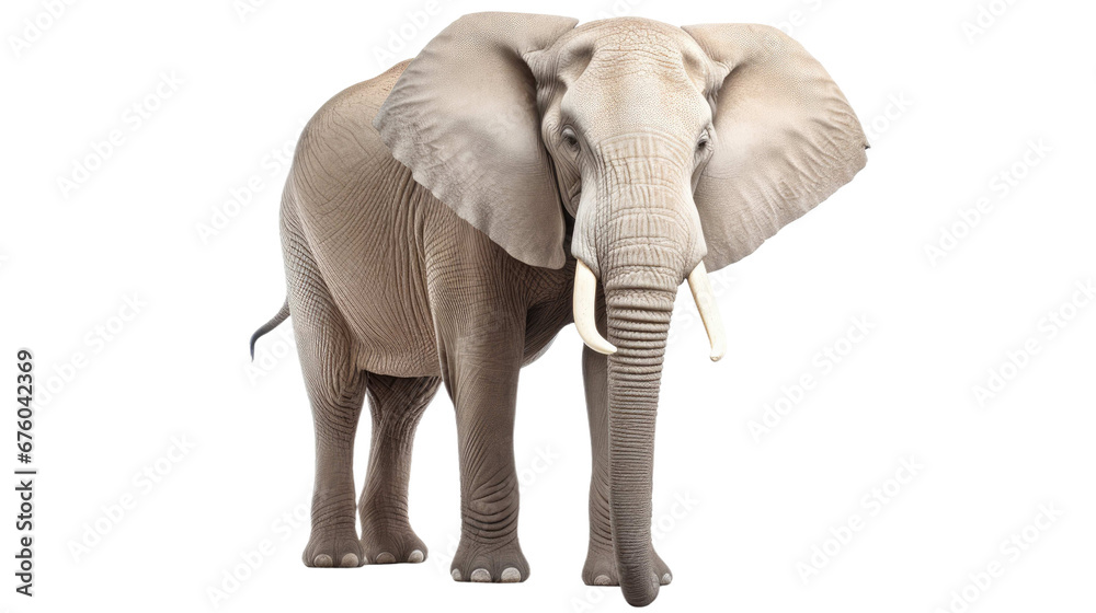 Obraz premium Asian elephant On transparent background