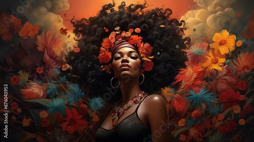 Cultura Viva: Um Retrato de Beleza e Sorriso no Dia da Consciência Negra, IA Generativa