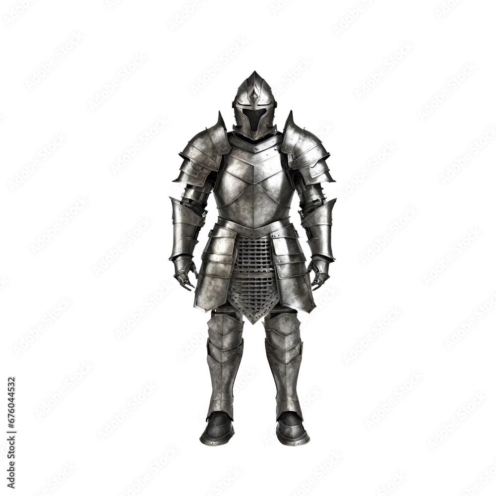 A person in a suit of armor