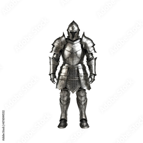 A person in a suit of armor