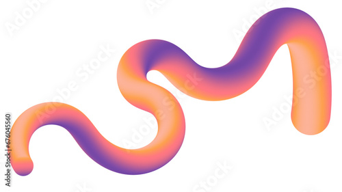 Abstract trendy 3d wavy fluid background wallpaper. Colorful gradient color 3d fluid liquid wallpaper background. Abstract 3d landing page template. Website concept, flyer, brochure, banner background