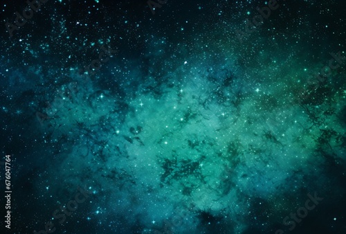 astronomer's of the milky way, dark aquamarine and green, high-angle