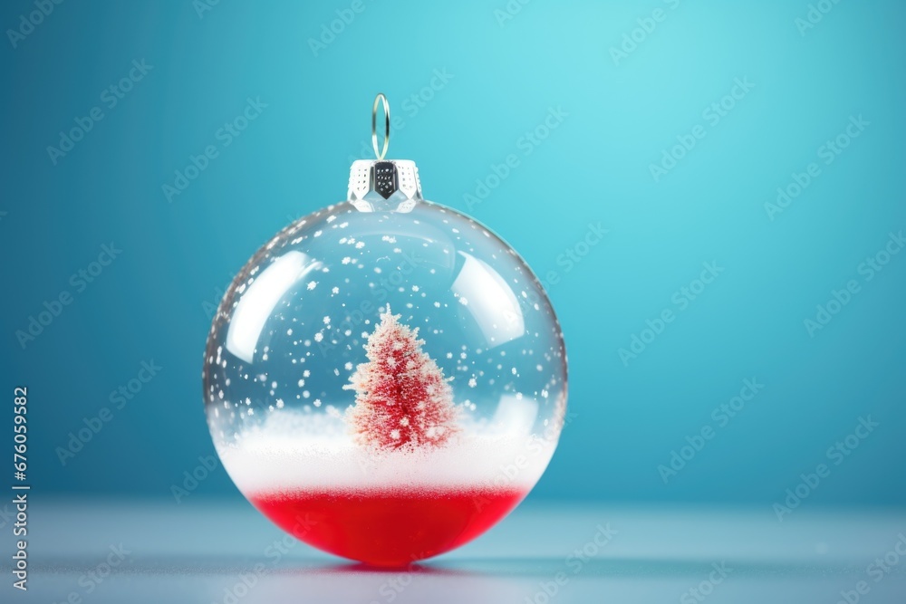 A snow globe featuring a miniature Christmas tree inside. Perfect for holiday decorations and festive themes A snow globe featuring a miniature Christmas tree inside. Perfect for holiday decorations and festive themes