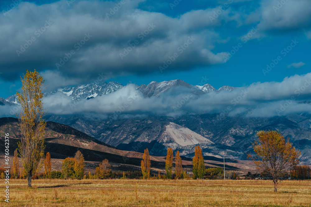 Beautiful mountain landscape in autumn Beautiful mountain landscape in autumn