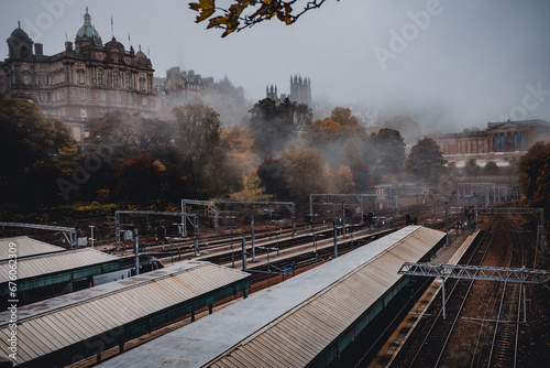 Edinburgh Waterloo Train Station, Edinburgh, Scotland - Autumn / Fall photo