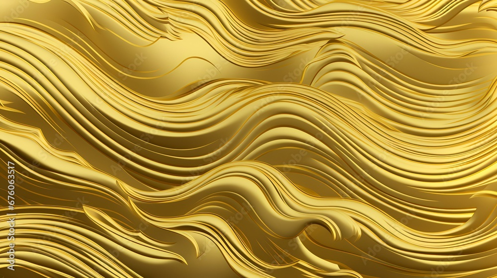 Gold Japanese wave seamless pattern Gold Japanese wave seamless pattern