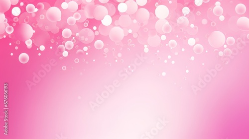 pink background with circles.