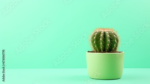 cactus in a flowerpot.