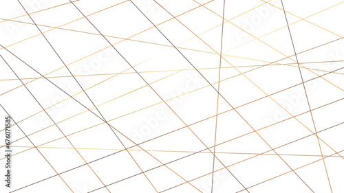 Low poly abstract white and golden lines background vector. Random line pattern background. Random chaotic lines abstract geometric pattern vector background. photo