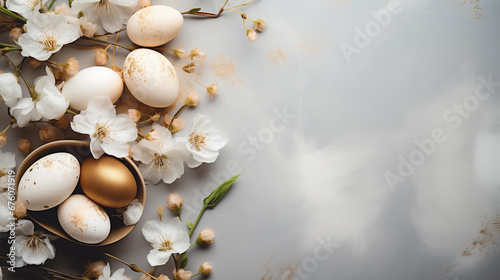 beautiful easter background. copy space