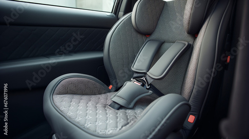 new modern car seat in car interior © Vahagn