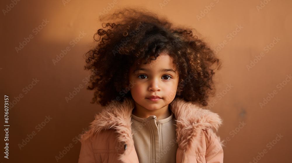 portrait of mixed race little girl portrait of mixed race little girl