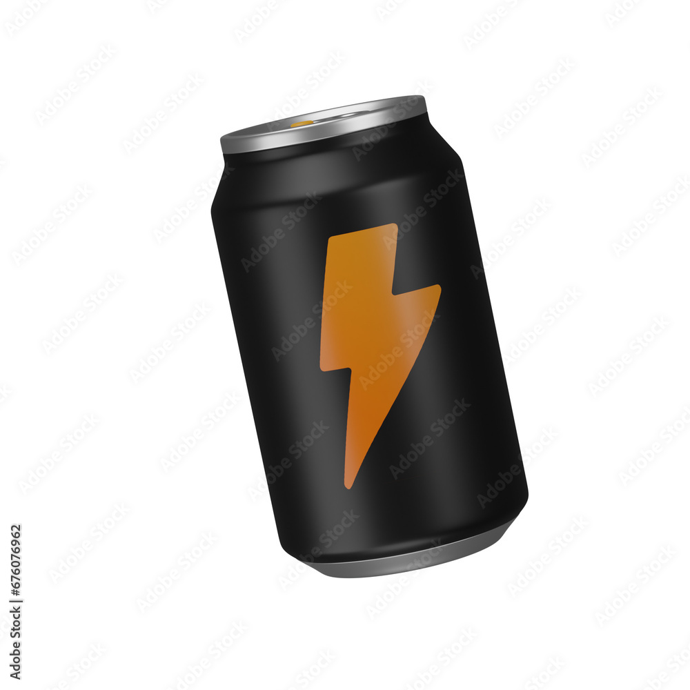 Obraz premium 3d render energy drinkillustration