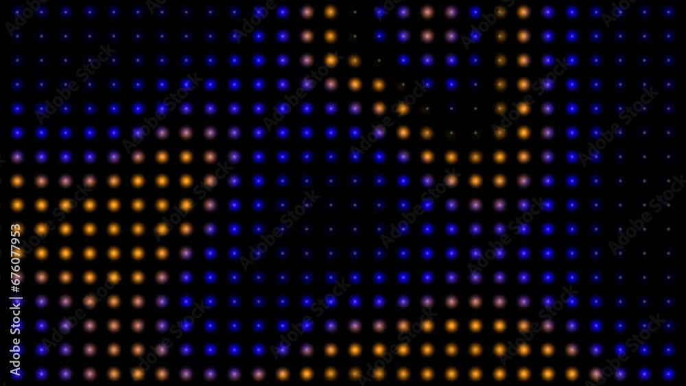 Animated abstract technology dark background random dots and grid 4K. Looping footage Animated abstract technology dark background random dots and grid 4K. Looping footage