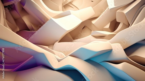 Beautiful Abstract 3D Background 