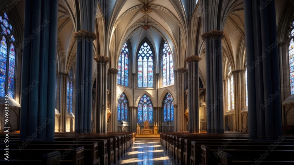 Cathedral interior architecture 