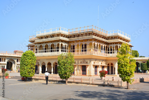 City Palace, Jaipur was established at the same time as the city of Jaipur, by Maharaja Sawai Jai Singh II, who moved his court to Jaipur from Amber, in 1727 photo