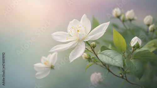 white spring flowers © Hakim