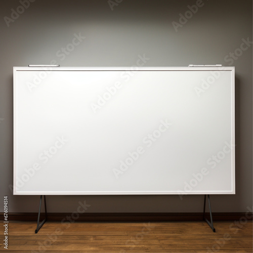 the whiteboard bigger and straight horizontally and vertically.