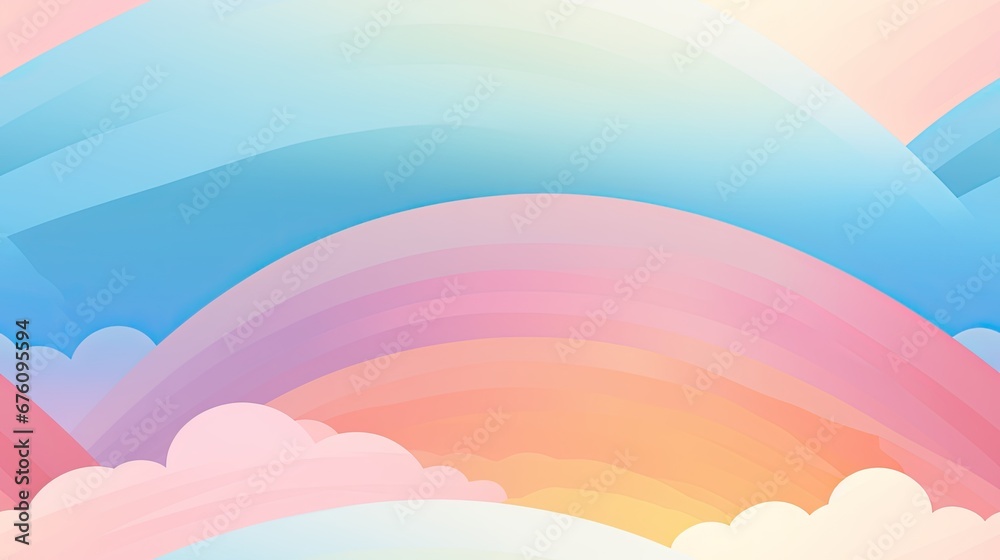 a pastel colored background with clouds and a blue sky in the middle of the image and a pink and blue sky in the middle. generative ai a pastel colored background with clouds and a blue sky in the middle of the image and a pink and blue sky in the middle. generative ai