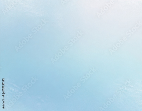 Blue white pastel gradient background smooth light blue abstract grainy poster banner backdrop design © Verdiana