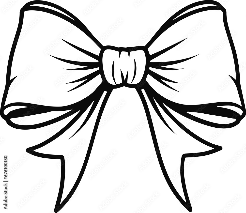 Bow ribbons, ribbons icon symbol, Christmas bow, Gift box ribbon isolated on white background Bow ribbons, ribbons icon symbol, Christmas bow, Gift box ribbon isolated on white background