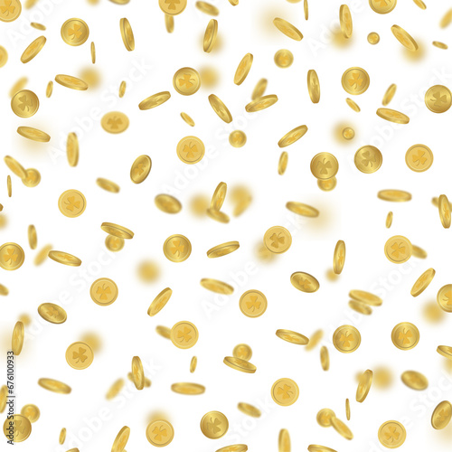 Coins rain