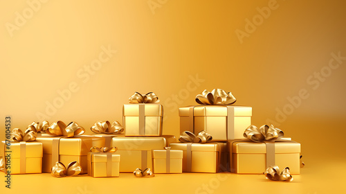 christmas wallpaper with presents and christmas balls