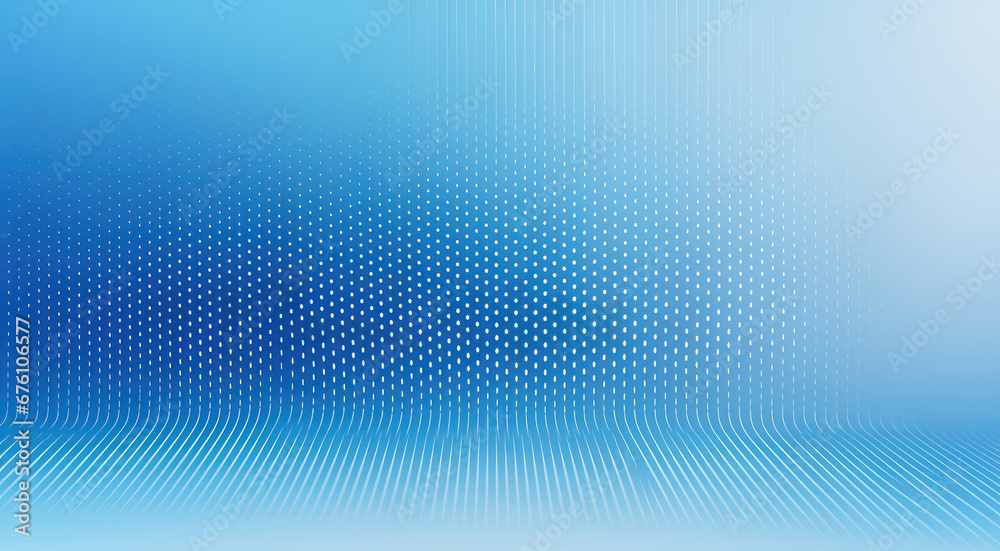 Obraz premium Dots and dashes on blue background 