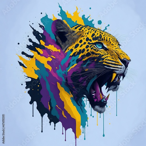 tiger in the water