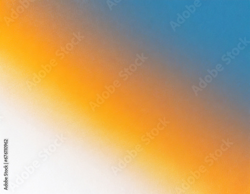 Abstract gradient background grainy orange blue yellow white noise texture backdrop banner poster header cover design