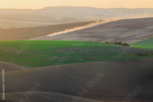 Harvesting the Heartland  Fields of Moravia in Action