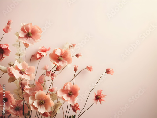 Abstract floral background, floral art abstract wallpaper and background, Floral textured flower, realistic flower background with text writing area 