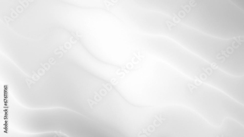 Abstract gray white motion background. Beautiful slow wavy lines. Video animation 4k 3840x2160 photo