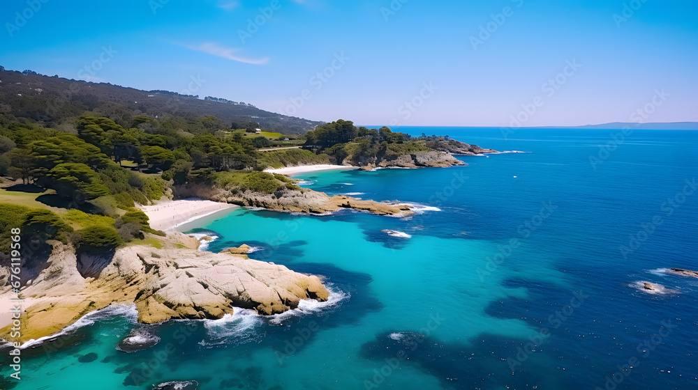 Obraz premium Carmel-by-the-Sea Coastline