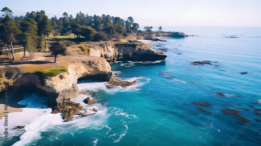 Obraz premium Santa Cruz Coastline