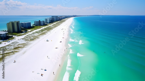 Fototapeta Naklejka Na Ścianę i Meble -  Santa Rosa Beach Coastline