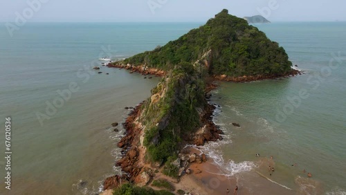 Ponta do Pai Vitorio, Armacao dos Buzios, Rio de Janeiro state, Brazil. Aerial View photo