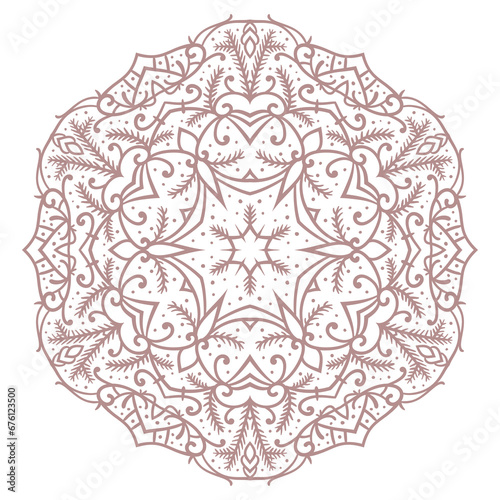 Christmas Mandala Ornaments