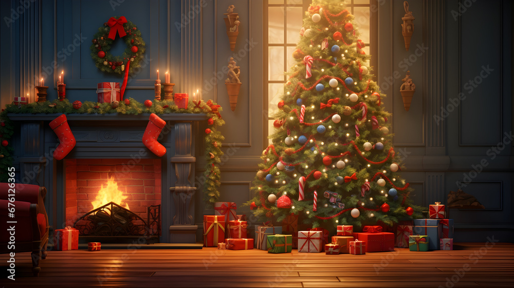 Christmas background for holiday
